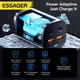Комплект: Зарядний пристрій Швидка зарядка Essager GaN 67W PD3.0 QC4.0 +Кабель 100W +3 Перехідника - зображення 5
