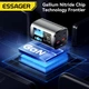 Комплект: Зарядний пристрій Швидка зарядка Essager GaN 67W PD3.0 QC4.0 +Кабель 100W +3 Перехідника - зображення 9