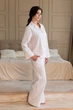 Пижама Forli Пижамный костюм из хлопка с брюками Love is XL/XXL Розовый HL0073-35-69_XL/XXL - изображение 3