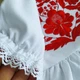 Платье льняное Петриковка 86 см белый (0111) - изображение 4