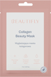 Тканинна маска для обличчя Beautyfly Collagen Beauty колагенова (5903003701194) - зображення 1