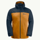 Куртка демісезонна з капюшоном чоловіча Jack Wolfskin Taubenberg 3In1 Jkt M 1115311_M0043 2XL Помаранчевий/Темно-синій (4064886310635) - зображення 8