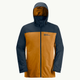 Куртка демісезонна з капюшоном чоловіча Jack Wolfskin Taubenberg 3In1 Jkt M 1115311_M0043 M Помаранчевий/Темно-синій (4064886310574) - зображення 9