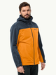 Куртка демісезонна з капюшоном чоловіча Jack Wolfskin Taubenberg 3In1 Jkt M 1115311_M0043 4XL Помаранчевий/Темно-синій (4064886310680) - зображення 3