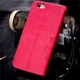 Чехол Clover для Iphone 6 / Iphone 6s Книжка кожа PU с визитницей Малиновый - изображение 3