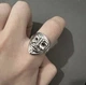 Кольцо Тайна маски серебристое - изображение 3