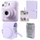 Набір Камера моментального друку Fujifilm INSTAX Mini 12 Lilac Purple / Чохол фіолетовий / Фотопапір на 10 знімків / Фотоальбом фіолетовий на 108 знімка - зображення 1