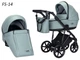 Детская универсальная коляска 2 в 1 Angelina FIBI SENSE Eco FS-14 Мятная - изображение 2