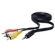 AV Кабель для Смарт тв приставок 3.5 мм (mini-Jack) - Тюльпаны (3хRCA) , 1.5 метра - изображение 4