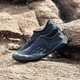 Обувь для пляжа и кораллов аквашузы Diving shoes чёрые с закрытым носком 38 ( 24,5 см ) 303 - изображение 3