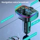 Автомобильный FM-трансмиттер и зарядное устройство Wireless Q7 с подсветкой и эквалайзером Bluetooth 5.0 2 x USB + Type-C PD - изображение 6