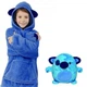 Худи - игрушка для детей Huggle Pets Hoodie толстовка с капюшоном Собачка Синяя - изображение 1