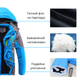 Водонепроникна зимова куртка з капюшоном Waterproof, Блакитний, 110 см - зображення 6