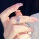 Кольцо Сердце-Розовый рассвет серебристое - изображение 6