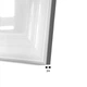 Дзеркало «MARCO DECOR - 7024–291-K» 65х175 см. Біле - изображение 5