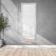Дзеркало «MARCO DECOR - 7024–284-K» 65х175 см. Текстура біла із сріблястим - изображение 1