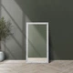 Дзеркало «MARCO DECOR - 4522–284-K» 55х100 см. Текстура біла із сріблястим - изображение 1