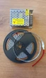 Комплект стрічка LED IP20 SMD2835 120l/m 5м + блок живлення 5А Синій - зображення 1