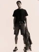 Футболка хлопковая длинная мужская H&M 060685816_newblack M Черная (6666000336910) - изображение 3