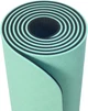 Коврик для йоги и фитнеса TECOFIT TPE 183x61x0.6 см Зелено-черный + чехол-сумка в подарок (TOP18013825/5) - изображение 4