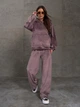 Костюм велюровый утепленный женский ISSA PLUS 14874 L Коричневый (issa2007682644728) - изображение 1