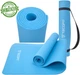 Коврик для йоги и фитнеса TECOFIT EVA 173x61x0.6 см Синий + чехол-сумка в подарок (TOP240214836) - изображение 1