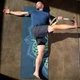 Килимок для йоги GAIAM PREMIUM Yoga Mat 5мм 170х60см - Blue Shadow - зображення 6