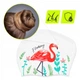 Женская шапочка для плавания TSUNAMI Flamingo Mix (P-5905973401920) (JDT-0845439) - изображение 3