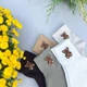 Жіночі короткі зимові махрові шкарпетки NiceSocks Мишки, 5 пар/36-40р. - зображення 5