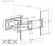Кронштейн Gembird WM-120ST-01 - зображення 2