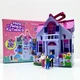 Домик кукольный Limo Toy с фигурками раскладной Лиловый (F611) - изображение 1