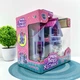 Домик кукольный Limo Toy с фигурками раскладной Лиловый (F611) - изображение 5