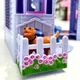 Домик кукольный Limo Toy с фигурками раскладной Лиловый (F611) - изображение 7