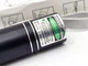 Лазерна вказівка акумулятора USB 5мВт зелений лазер/Laser дальність до 500м 532nm Чорний корпус - зображення 2