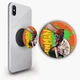 Держатель для телефона PopSockets Аниме Человек бензопила #08 Черный - изображение 1