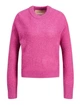 Джемпер JJXX Ember Fluffy Crew Neck Knit Фуксія S 12200506 - зображення 4