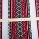 Ткань декоративная Анастасия с орнаментом красно-черная, этнический узор м.п. - изображение 4