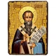 Ікона Мирон Критський Святитель Єпископ, ікона на дереві 130х170 мм (2391-1) - зображення 1