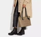 Cумка женская Coach Gallery Tote Brown Beige RCH457876 - изображение 4