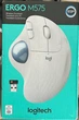 Мышь компьютерная Logitech Ergo M575 Bluetooth Graphite белого цвета - изображение 4
