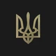Герб Украины (Тризуб) из нержавеющей стали 2 мм в золотистом цвете - изображение 4