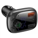 Автомобильный FM-трансмиттер (FM-модулятор) Baseus Fresh-2025 Bluetooth 5.0 MP3 c быстрой зарядкой QC4.0 PD3.0 2USB+Type-C и вольтметром - изображение 1