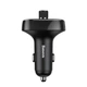 Автомобильный FM-трансмиттер (FM-модулятор) Baseus T-Complex Black (S-09) Bluetooth MP3 c функцией зарядного устройства 2-USB (3.4А) и вольтметром, декор чёрный (CCALL-TM01) - изображение 4