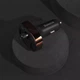 Автомобильный FM-трансмиттер (FM-модулятор) Baseus T-Complex Dark Coffee (S-09) Bluetooth MP3 c функцией зарядного устройства 2-USB (3.4А) и вольтметром, декор кофе (CCALL-TM12) - изображение 10