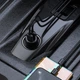 Автомобильный FM-трансмиттер (модулятор) Baseus Portable Display c мобильной панелью Bluetooth 5.0 MP3 TF-card AUX-out и функцией зарядного устройства (2USB 3.1A) с вольтметром - изображение 9