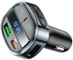 FM трансмітер Hoco E70 Magic Night Bluetooth 5.0 автомобільний модулятор PD 30W QC 18W Type-C USB адаптер hands free для авто з підтримкою MicroSD USB флешки lossless аудіо та швидкою зарядкою - изображение 3