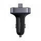 Автомобільний FM-трансмітер (FM-модулятор) Baseus T-Complex S-09 Pro (Bluetooth 5.3/USB) з функцією зарядного пристрою Type-C 18W (PD) 2-USB (2.4А) та вольтметром, чорний - зображення 3