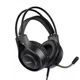 Геймерські навушники HOCO W106 Tiger Gaming з мікрофоном, USB + 3.5 мм, активне шумозаглушення, Black - зображення 1
