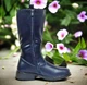 Зимние сапоги на овчине кожа для девочки WeeStep 8323 синие 37 (стелька 23,4см) - изображение 3