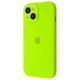 Чехол силиконовый с защитой камеры Wave Silicone Case Camera Protection для Apple iPhone 13 lime green - изображение 1